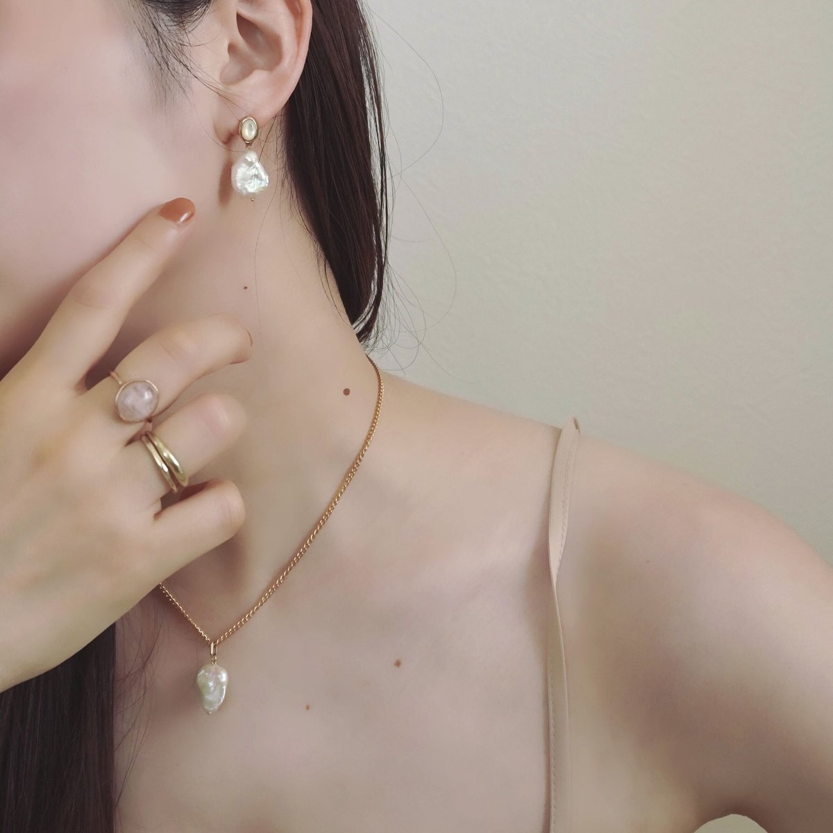 K10白蝶貝バロックパールピアス | ÜME Online shop / ユーミー K10白蝶貝バロックパールピアス | ÜME Online shop / ユーミー