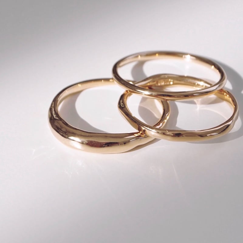 シルバー925 スピーンプレーンリング【イン ド直輸入】純銀製 PLAIN RING(WIDE) - tsui
