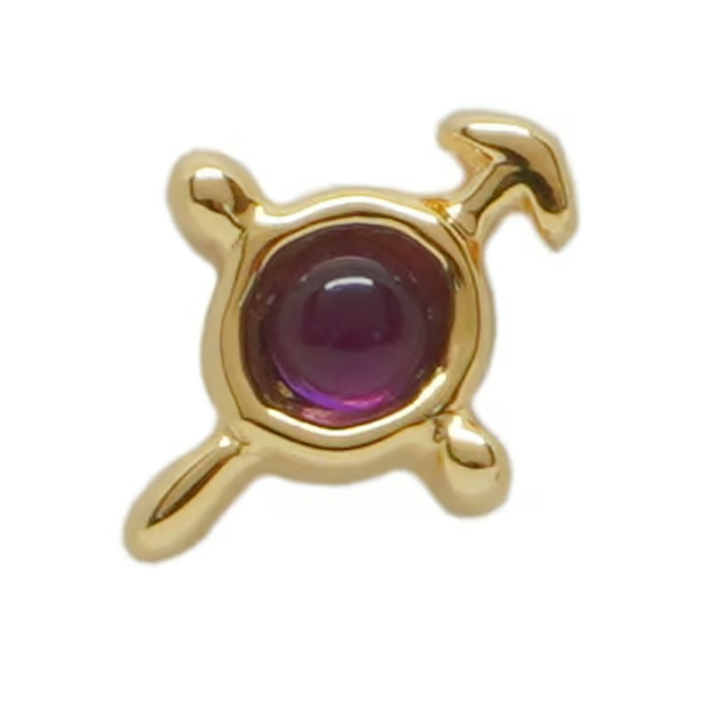 SV925プラネットピアス(射手座/木星/アメジスト) | ÜME Online shop