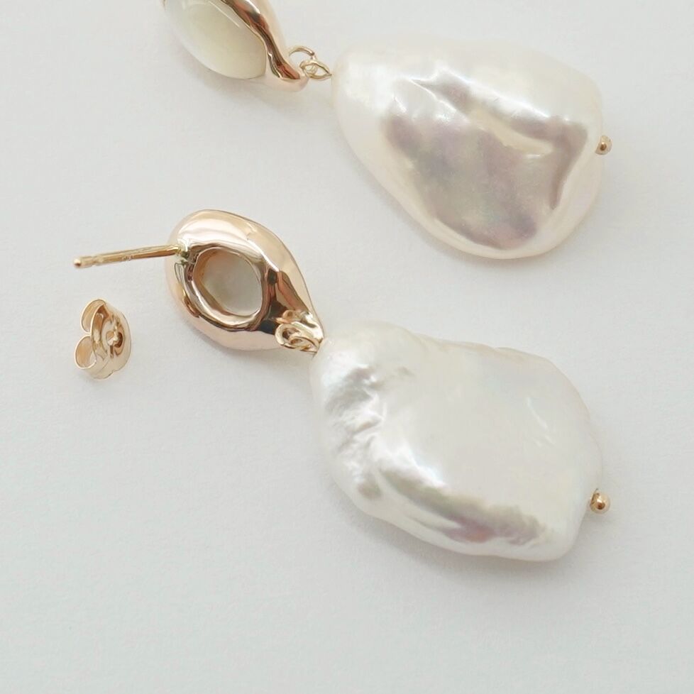 meme バロックパールピアスシロイイヌ