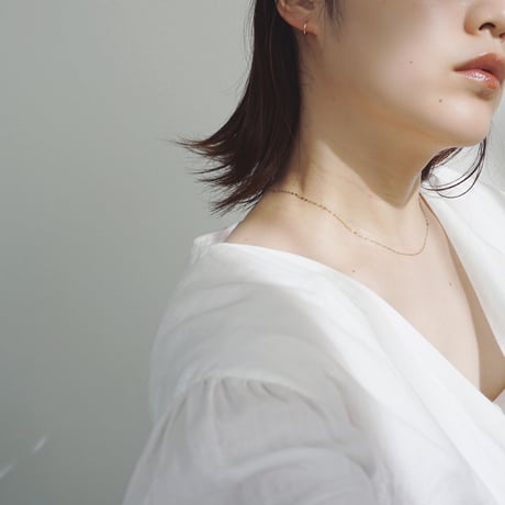 【 Restock】K18パイプフープピアス10
