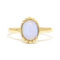 【Restock】SV925ドットリング(ブルーレースアゲート)