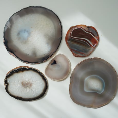 【１点物】アゲートプレートL（モノトーン）