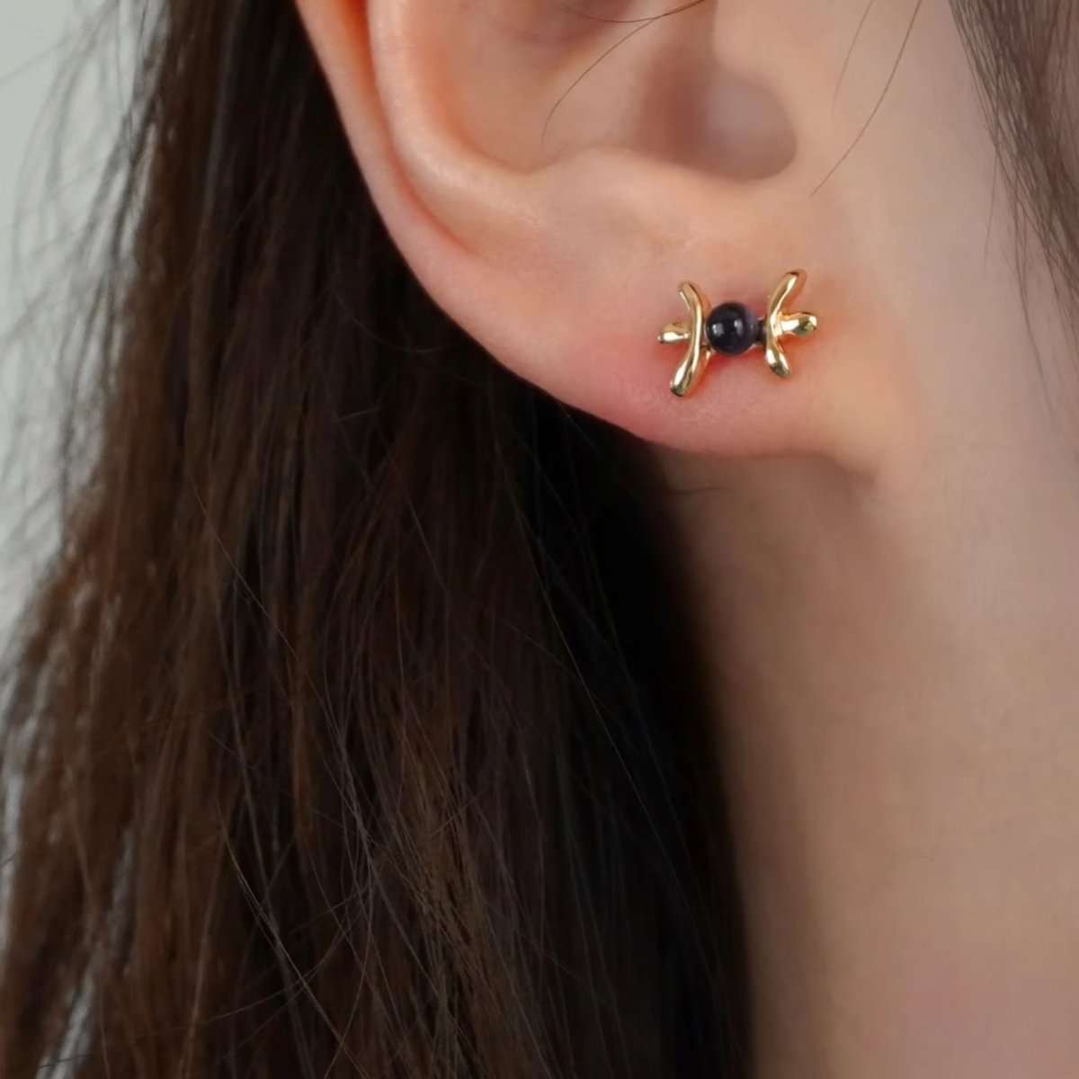 【Xmasセール】星に願いを⭐︎高品質アイオライト＊ピアスNo.183 SV925プラネットピアス(魚座/海王星/アイオライト) | ÜME Online shop