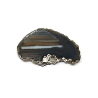 【１点物】アゲートプレートS（ブラック）