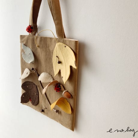 -----受注制作------   Ladybug ( テントウムシ ノ バッグ× Pop-Up Appliqué ）  のコピー