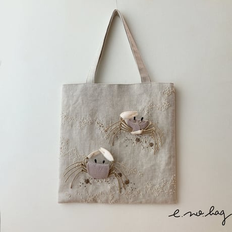 -----受注制作------ Crab  ( カニ ノ バッグ × Pop-Up Appliqué ）