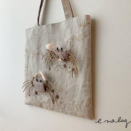 -----受注制作------ Crab  ( カニ ノ バッグ × Pop-Up Appliqué ）