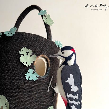 -----受注制作------『キツツキのチャーム』Woodpecker