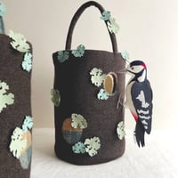 -----受注制作------ 『キツツキのバッグ』Woodpecker