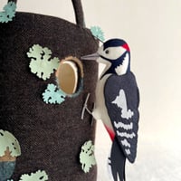 -----受注制作------『キツツキのチャーム』Woodpecker