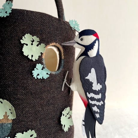 -----受注制作------『キツツキのチャーム』Woodpecker