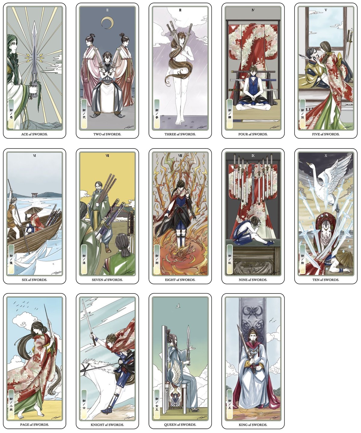 日本神話タロット 極参 III  フルデッキタロット　タロットカード 日本神話タロット 極 フルデッキ 第参版 | Autumn Moon