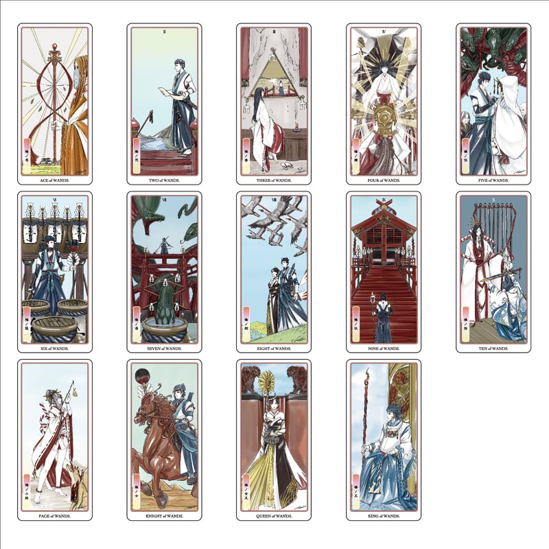 Natsuko★タロット 日本神話タロット 極 フルデッキ 第陸版 | yamamoto-naoki