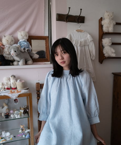 Blue Stripe - Linen