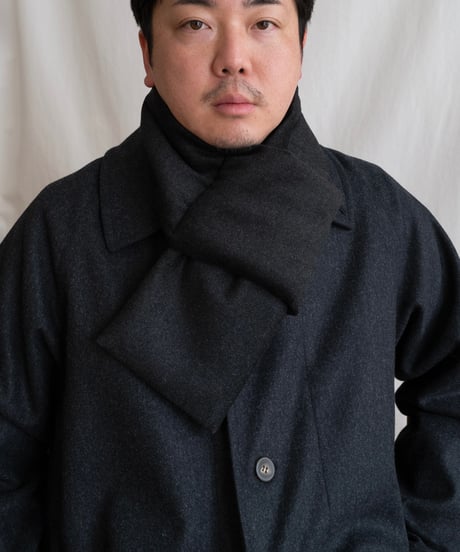 yoasa オーダーコート ブラック yoasaのオーダーラグランコート | シャツと休む