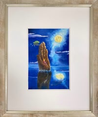 深瀬啓介＊ミクストメディアART作品『　 Stillness　』8/50