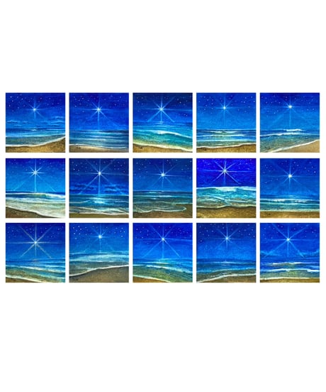 2025深瀬啓介＊ミニ原画作品『The  Star 』B