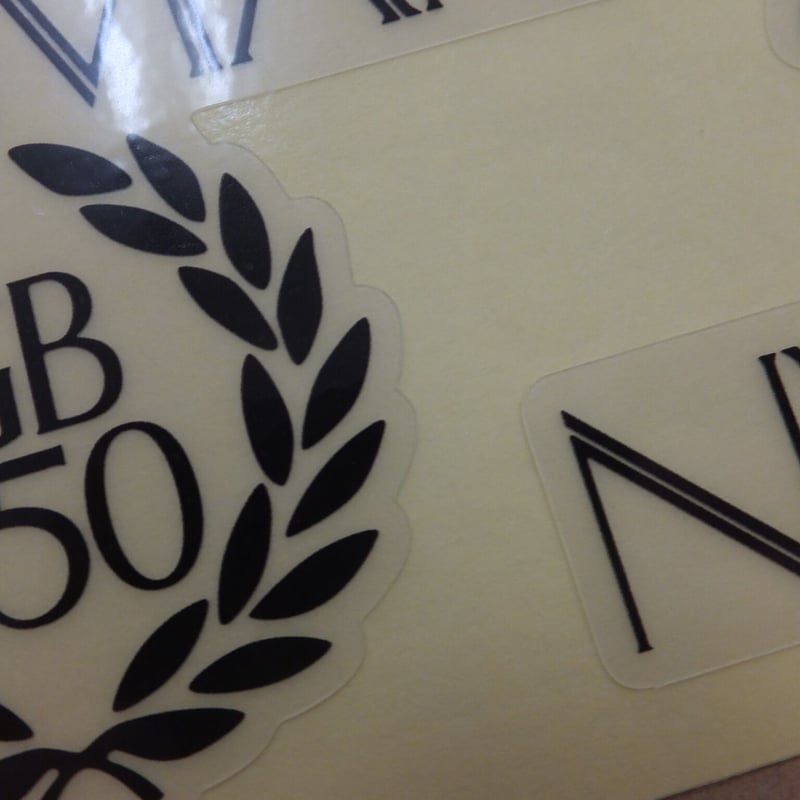 ♪GB250クラブマン/1型初期型E型/黒文字/サイドカバーエンブレム