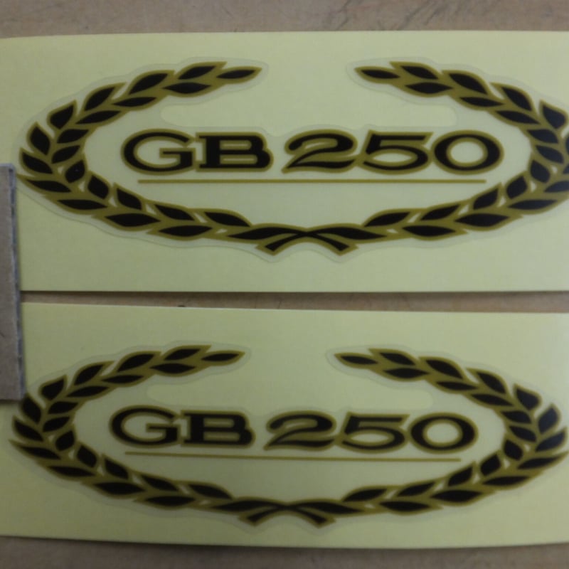 ♪GB250クラブマン/3型J型/シルバー用/サイドカバーエンブレム