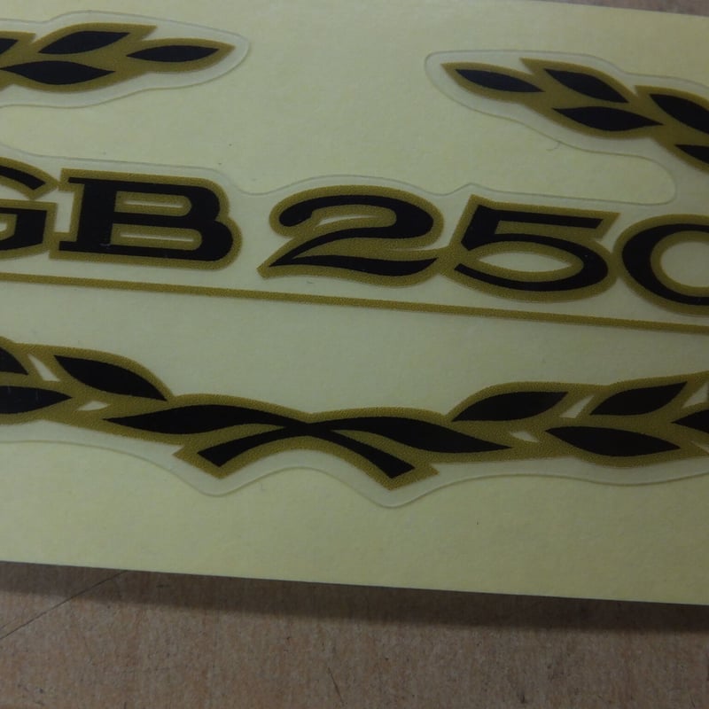 ♪GB250クラブマン/3型J型/シルバー用/サイドカバーエンブレム