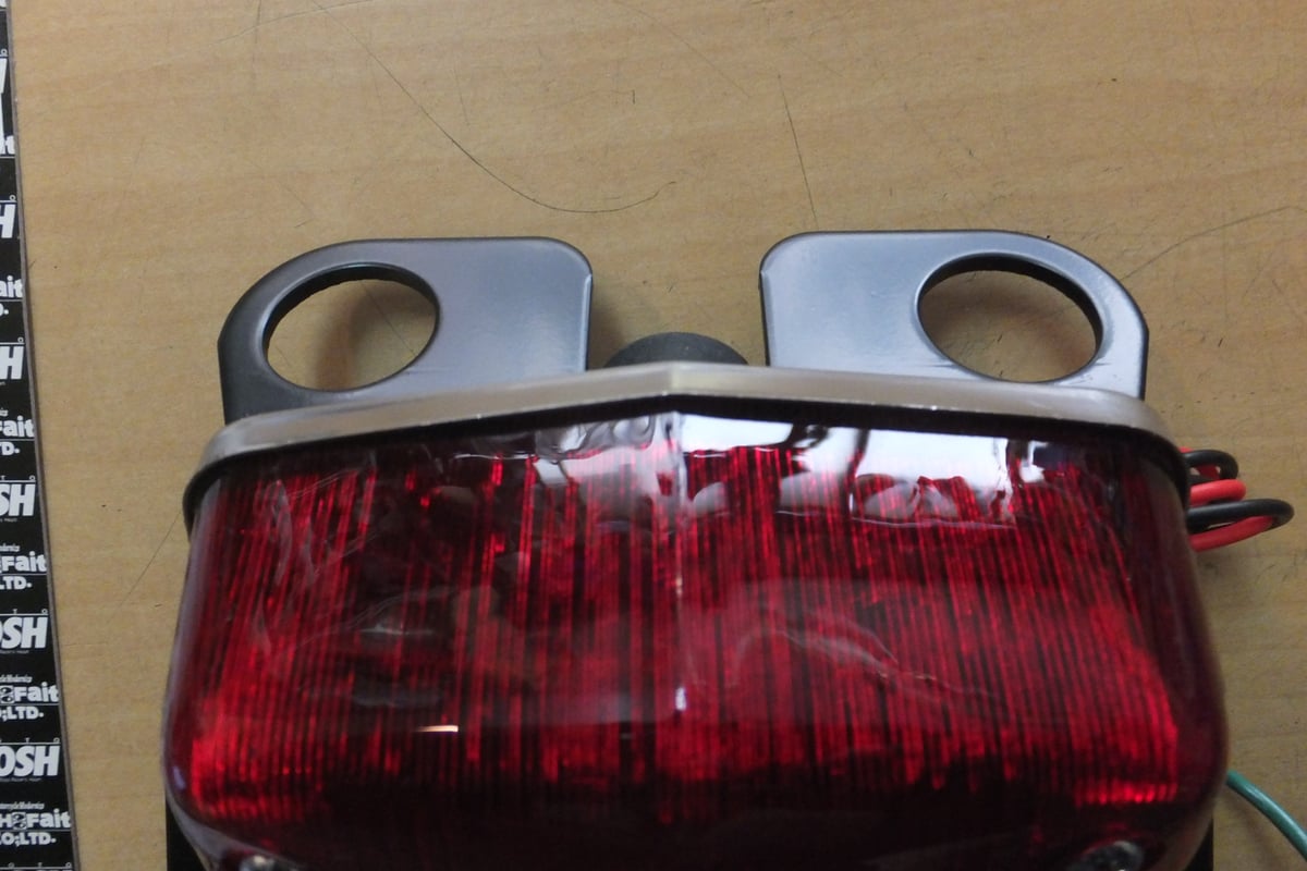 【美品】ホンダ FTR リアフェンダー、前後ウィンカー、テールランプ ♪FTR223/MC34/純正リアフェンダー用社外テールランプKIT/ルーカス