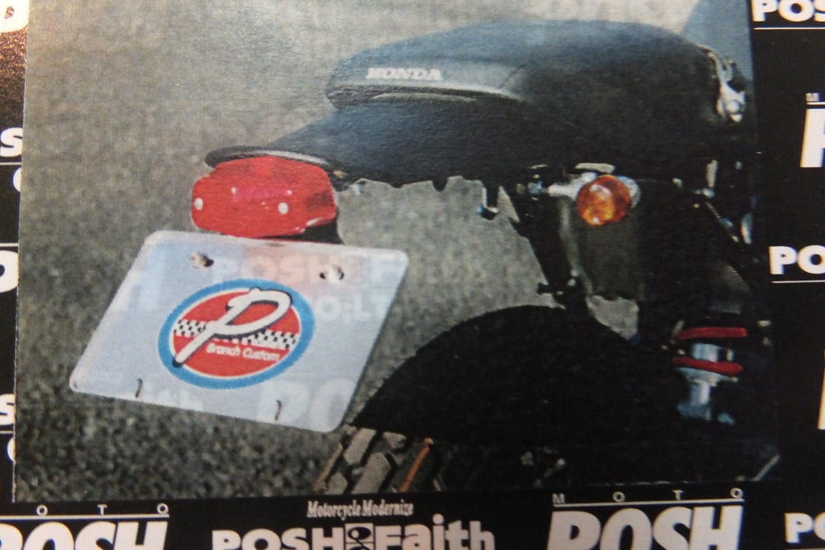 【美品】ホンダ FTR リアフェンダー、前後ウィンカー、テールランプ ホンダ（HONDA） FTR223 リアフェンダー 純正 中古 バイク 部品 MC34