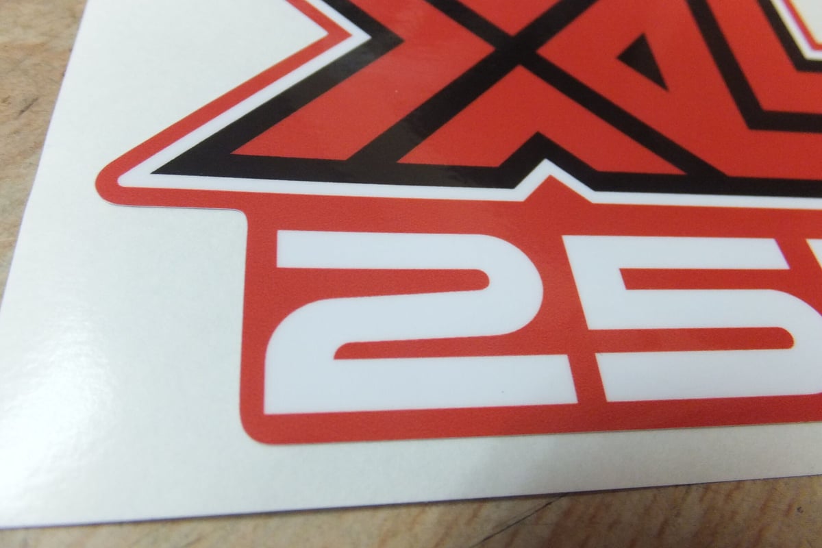 ♪XL250SA/サイドカバーエンブレム/デカール/リプロ品/新品/87127-428