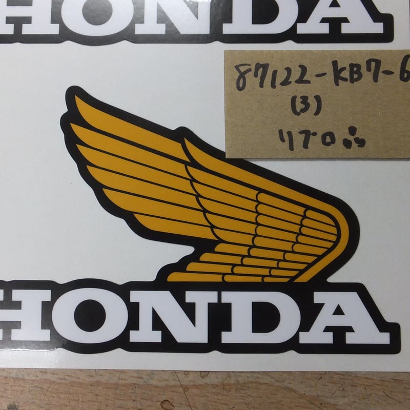 ♪XL250R（MD03）XL400R（ND01）/ガソリンタンクのエンブレム/タンク