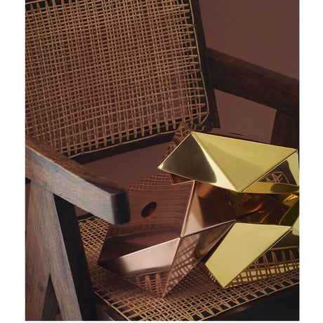 四角形（大）銅　【受注生産】 Light shade:Square (Large)  Copper