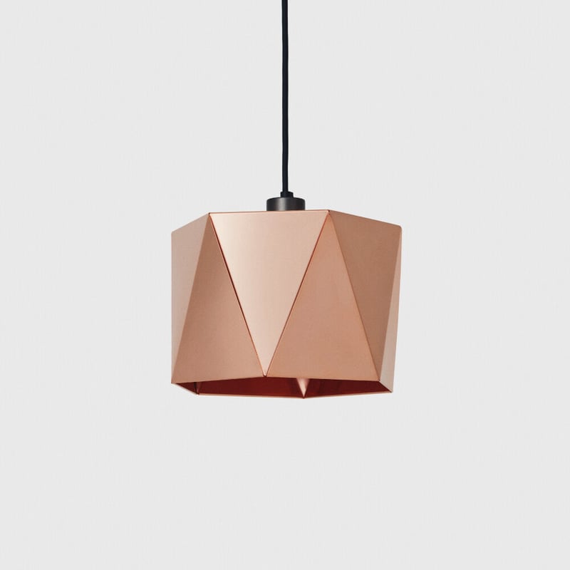 六角形 銅 【受注生産】 Light shade:Hexagon Copper | Ori