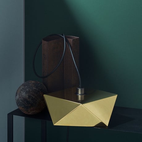 四角形（大）真鍮　【受注生産】 Light shade:Square  medium   Brass