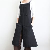 60/40CLOTH SPLIT APRON  /  BLACK