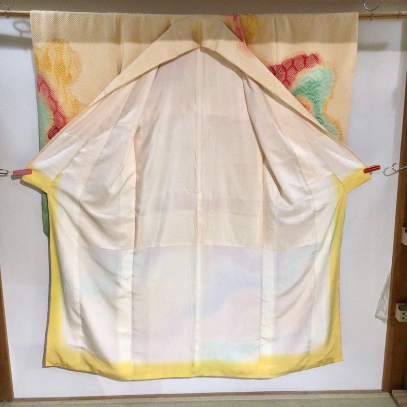 付け帯　作り帯　総絞り　亀甲　花模様　着物　帯　019k 10077679_230829_thum.jpg