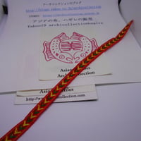 チロリアンテープ no.35 赤 幅10MM　少数民族　幅　インドシナ　INDOCHINA