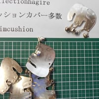 山岳民族　手芸用ニッケル象　elephant 40x40mm　no.29 1個　色金属ビーズ　アーチコレクション　archicollection
