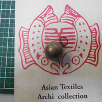 山岳民族　手芸用　銀玉　小20x18x18 mm 1粒 3g　925 銀 シルバー　手作り　アカ族　　金属ビーズ　アーチコレクション　archicollection