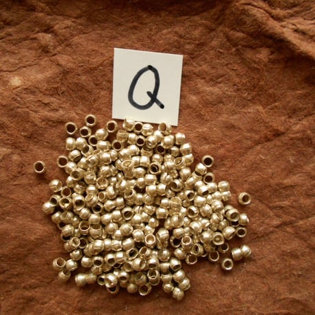 カレン族シルバー銀925NOQ 15個1G W0.25H0.2D0.2CM穴1.5MM　necklaceネックレス　karen hilltribe