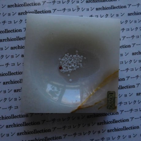 山岳民族　手芸用　no.  3-4mm 30粒　白色ガラスナガ族ビーズ　アーチコレクション　archicollection  のコピー  のコピー