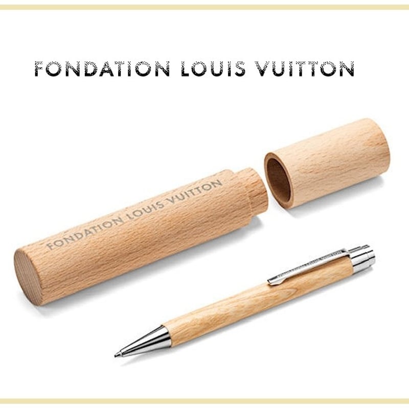 Fondation Louis Vuitton/ルイヴィトン美術館限定☆ウッド ボールペン  