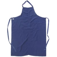 アンティーク インディゴ ストライプ パッチワーク エプロン