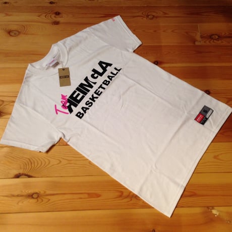 Team-REIMGLA T-shirts White×CrazyPink