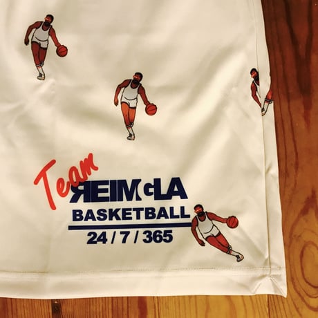 Dribble Man Pants(White)