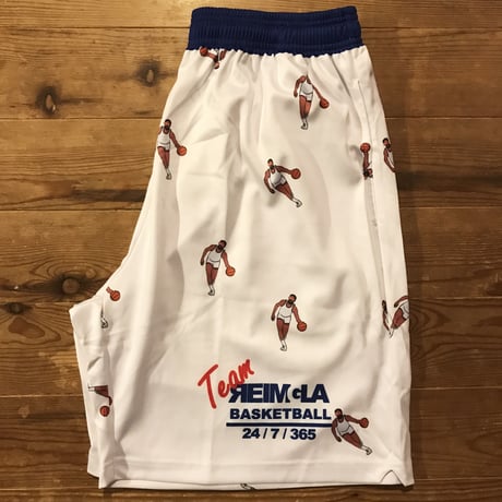 Dribble Man Pants(White)