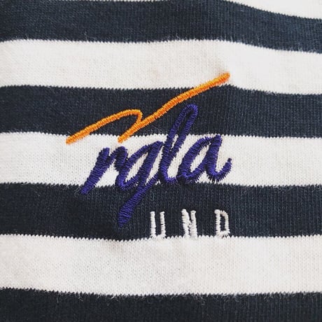 REIMGLA Border T-Shirts（NAVY1.2cm)