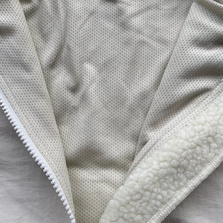 REIMGLA Sheep Boa Fleece Stand Jacket(Natural)