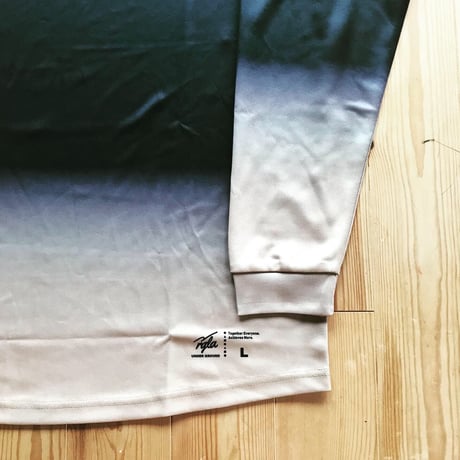 rgla Gradation Raglan Long-T(Gold）
