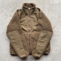 REIMGLA Sheep Boa Fleece Stand Jacket(CoyoteBrown)