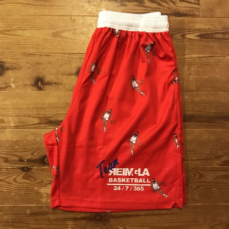 Dribble Man Pants(Red)