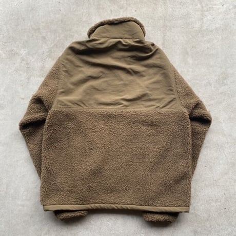 REIMGLA Sheep Boa Fleece Stand Jacket(CoyoteBrown)